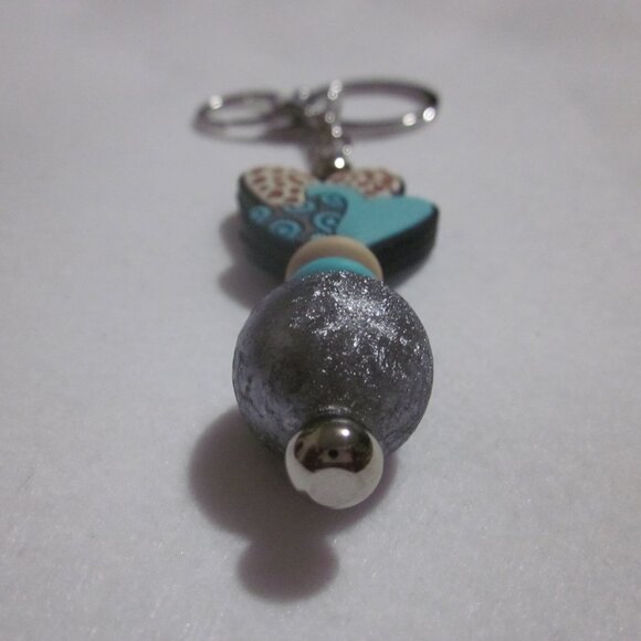 Triple Heart Keychain. - Picture 4 of 4